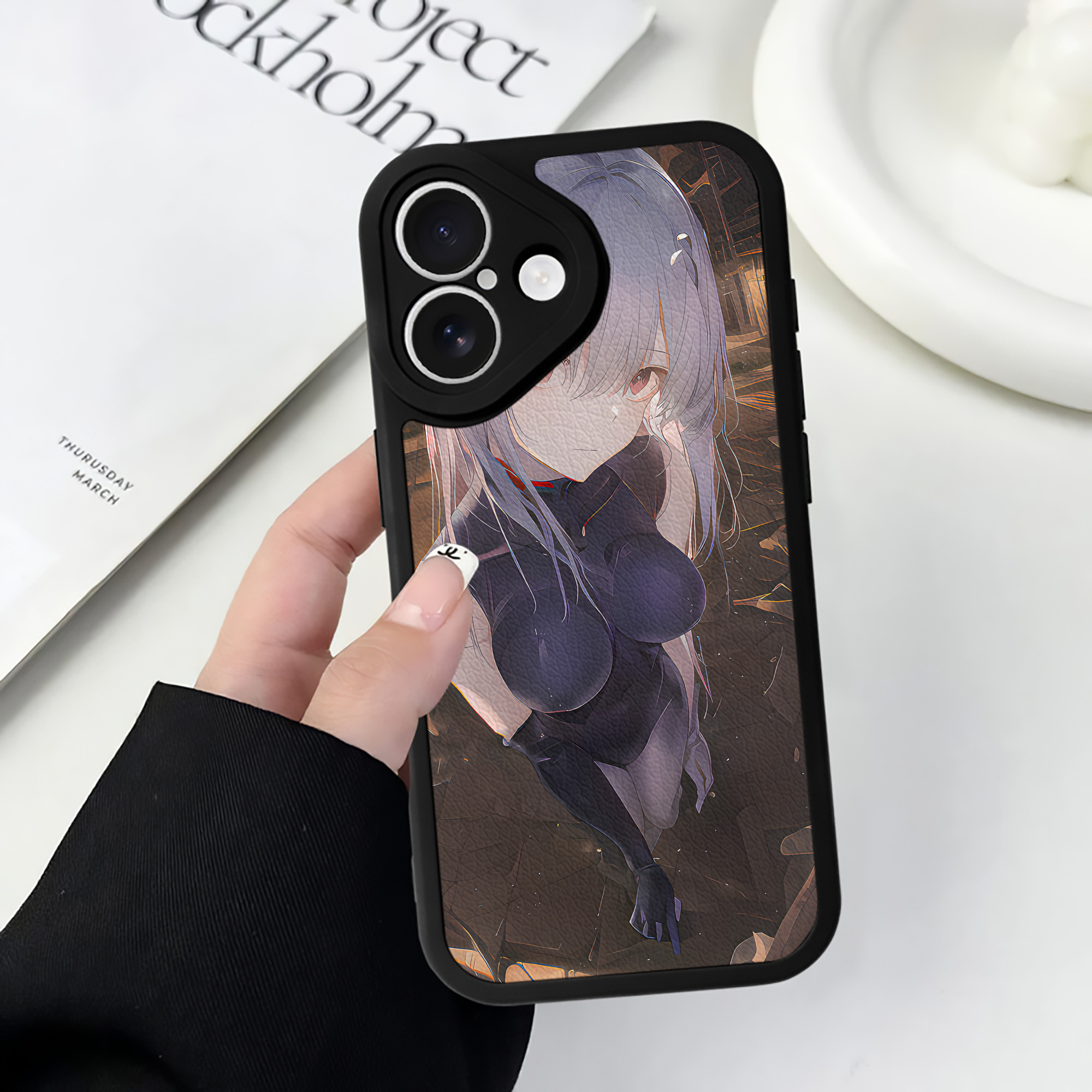 （画像用） EVA 新世紀エヴァンゲリオン 【iPhone 16シリーズ対応】シリコンスマホケース（レザー調） 材質：シリコン